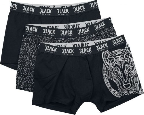 Black Premium by EMP Balení 3 ks boxerek Boxerky černá