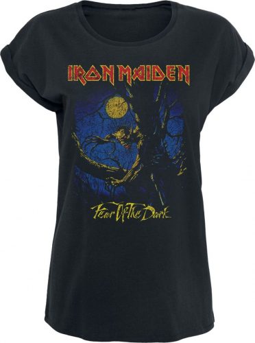 Iron Maiden Fear Of The Dark Moonlight Foto Dámské tričko černá