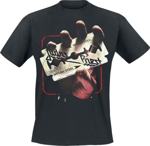 Judas Priest British Steel 50HMY Tour Tričko černá