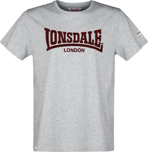 Lonsdale London LL008 One Tone Tričko šedá