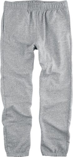 Champion Kalhoty Authentic s elastickými manžetami Tepláky šedá