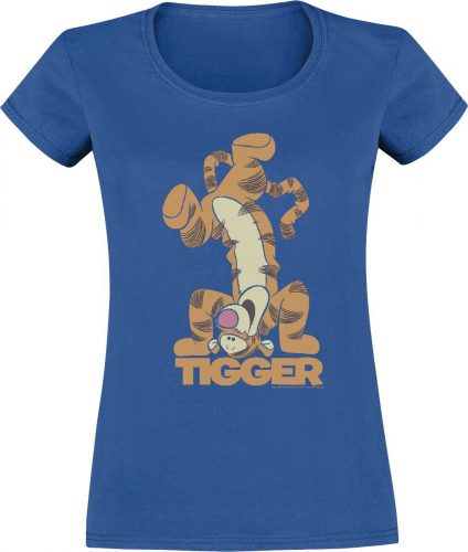 Medvídek Pu Tigger Bounce Dámské tričko námořnická modrá