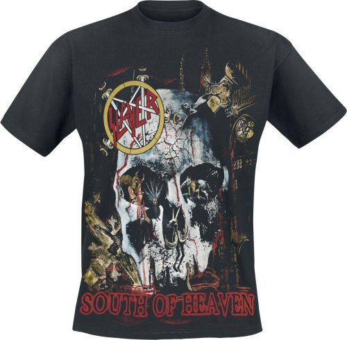 Slayer South Of Heaven Tričko černá