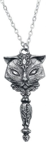 Alchemy Gothic Sacred Cat Vanity Náhrdelník - řetízek stríbrná