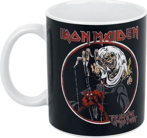 Iron Maiden The Number Of The Beast Hrnek černá