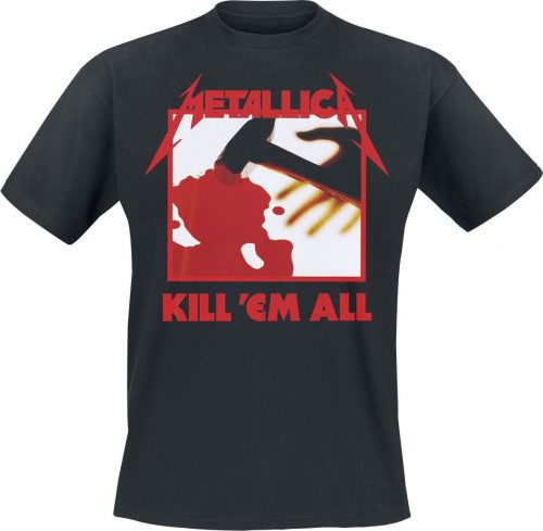 Metallica Kill 'Em All Tričko černá