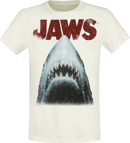 Jaws Poster Tričko bílá