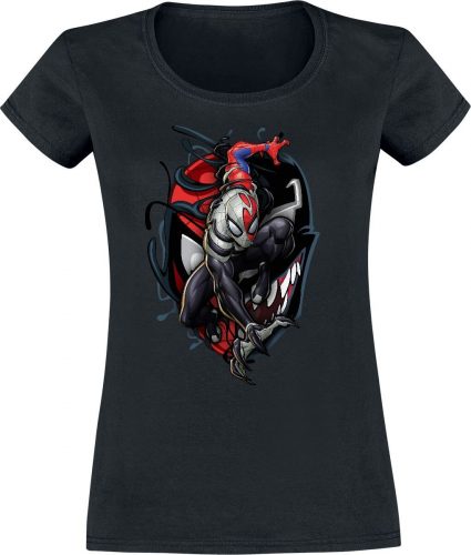 Venom (Marvel) Venomized Spidey Dámské tričko černá