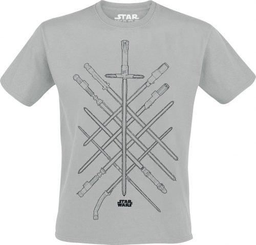 Star Wars Lightsabers Tričko šedá