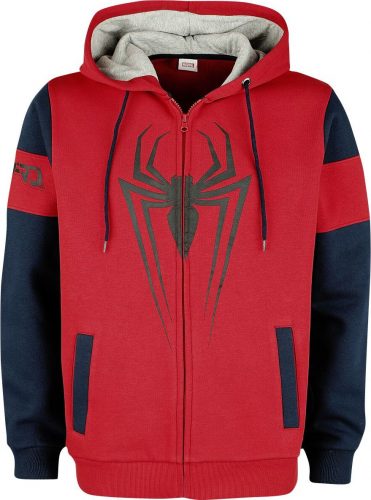 Spider-Man Spider Mikina s kapucí na zip cervená/modrá