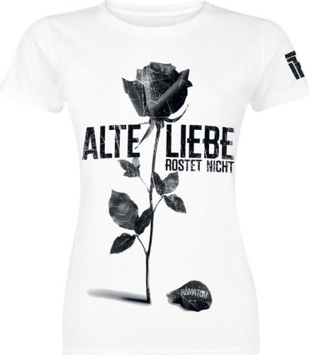 Hämatom Alte Liebe rostet nicht Dámské tričko bílá