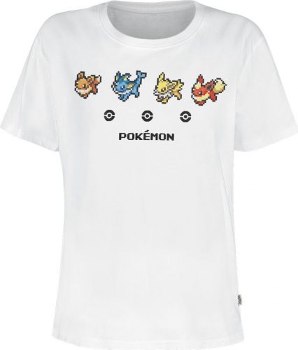Pokémon Eeveelutions Dámské tričko bílá
