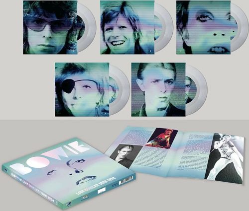 David Bowie Live singles 1969-1974 5 x 7“ bílá