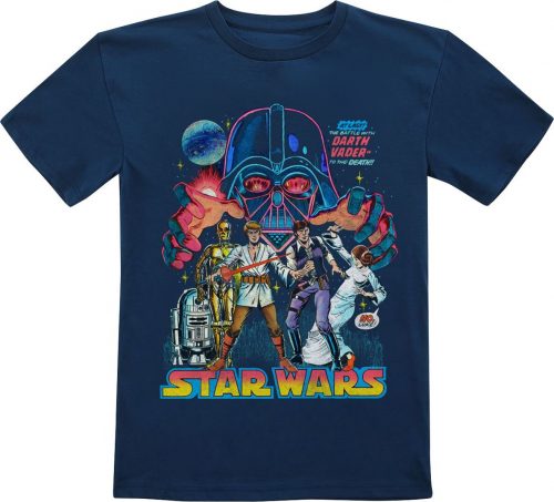 Star Wars Kids - Darth Vader Grab detské tricko modrá