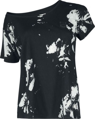 Black Premium by EMP T-Shirt im Batik Look Dámské tričko černá