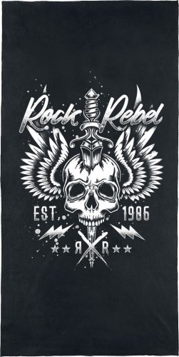 Rock Rebel by EMP Skull and Sword osuška cerná/bílá