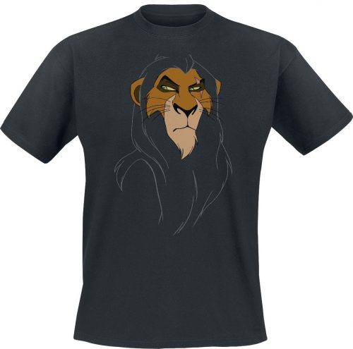 The Lion King Big Face Scar Tričko černá