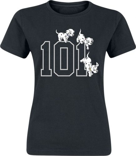 101 dalmatinů 101 dalmatinů Dámské tričko černá