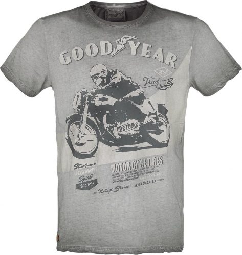 GoodYear Pánské tričko pohodlného střihu Tričko šedá