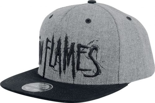 In Flames Logo kšiltovka cerná/šedá