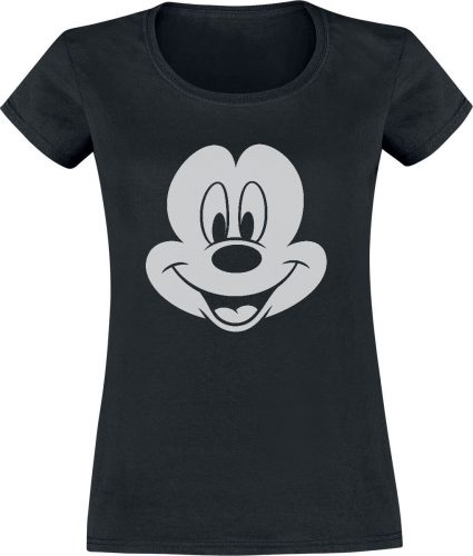 Mickey & Minnie Mouse Mickey Big Face Dámské tričko černá