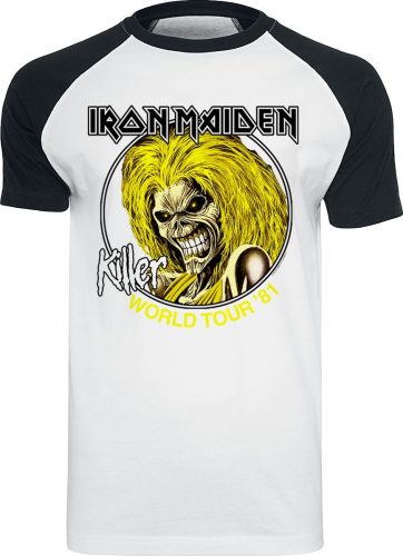 Iron Maiden Killers World Tour Tričko bílá/cerná