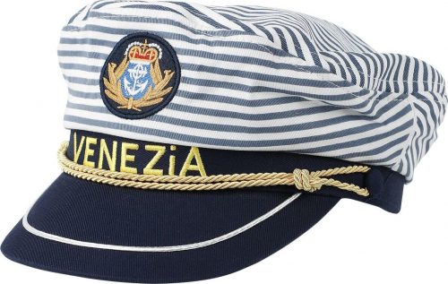 Banned Retro Venezia Captain Sailor Hat Klobouk vícebarevný