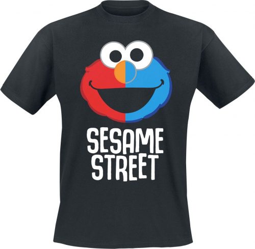 Sesame Street Elmo & Cookie Tričko černá