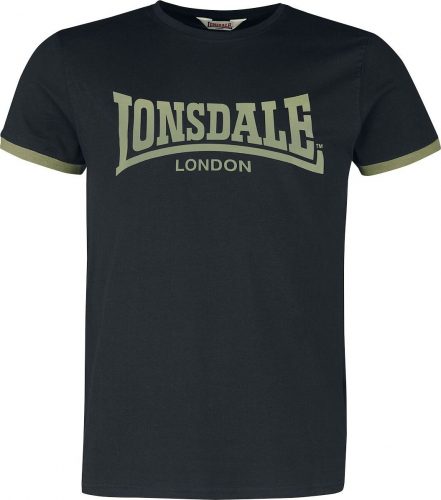 Lonsdale London TOWNHEAD Tričko černá