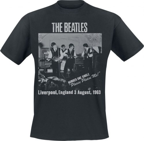 The Beatles Liverpool 1963 Tričko černá