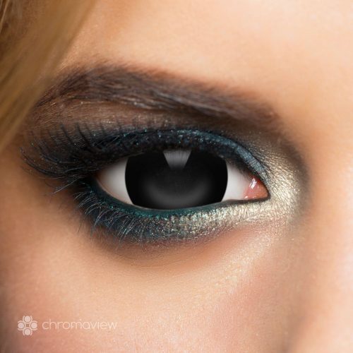 Chromaview Mini Sclera Black Kontaktní čočky černá