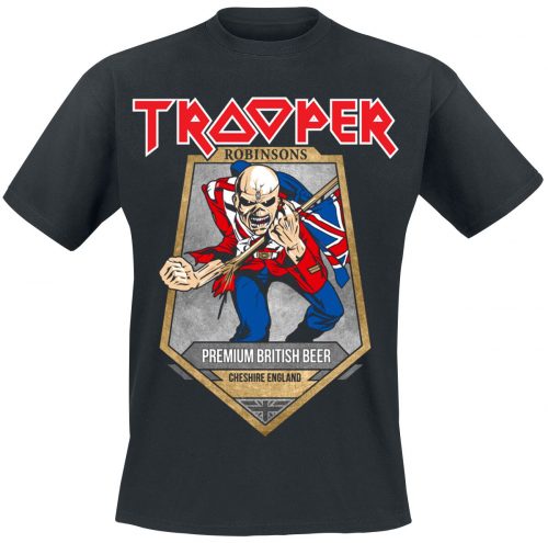 Iron Maiden Trooper Beer Tričko černá