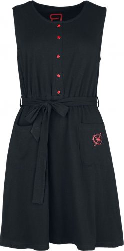 RED by EMP Kleid mit Kompass Rose und Sternen Šaty černá