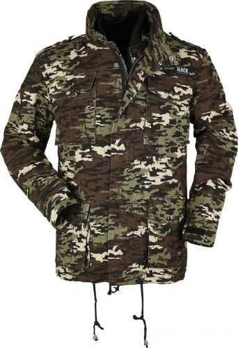 Black Premium by EMP Army Field Jacket Bunda tmavě maskáčová