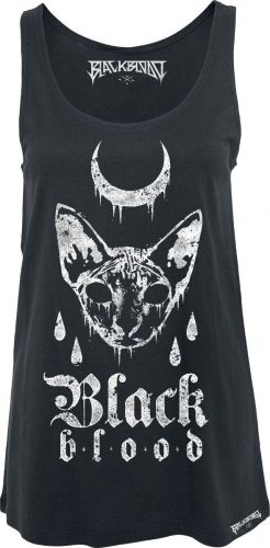 Black Blood by Gothicana Naked Cat Dámský top černá