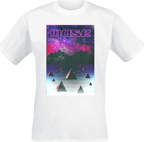 Muse Sci Fi Vibes Tričko bílá