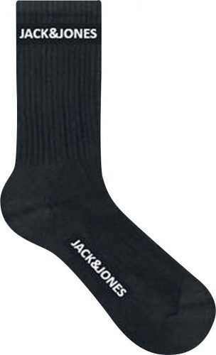 Jack & Jones Basic Logo Tennis Socks Ponožky černá
