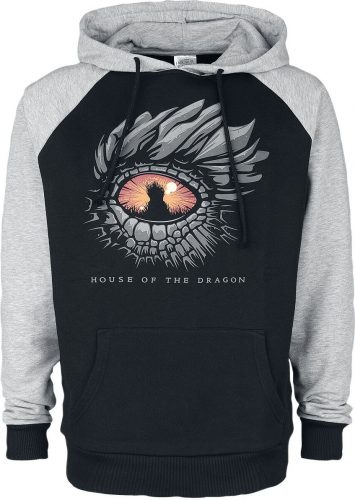 Game Of Thrones House Of The Dragon - Eye Dragon Mikina s kapucí vícebarevný