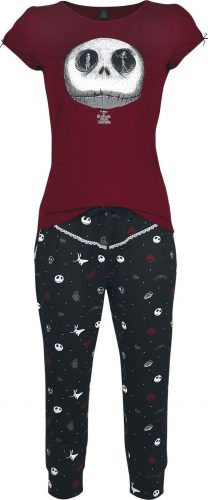 The Nightmare Before Christmas Jack Goes Fashion pyžama cervená/cerná