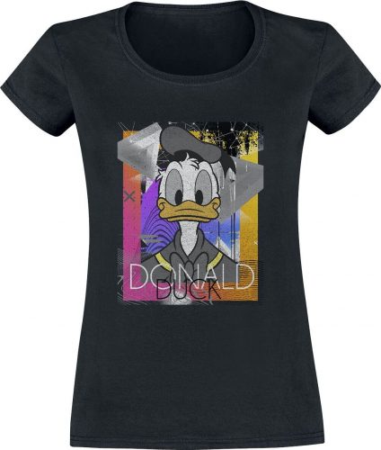 Mickey & Minnie Mouse Eighties Druck Dámské tričko černá