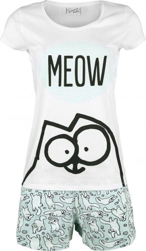 Simon's Cat Meow pyžama vícebarevný