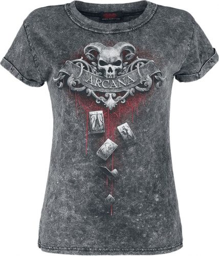 Spiral Death Tarot Dámské tričko šedá