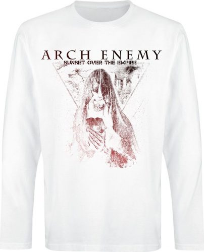 Arch Enemy Sunset Over The Empire Tričko s dlouhým rukávem bílá