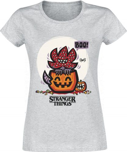 Stranger Things Boo! Dámské tričko šedá
