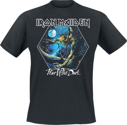 Iron Maiden Fear Of The Dark Foto Hexagon Tričko černá