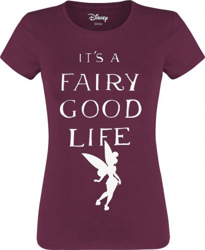 Peter Pan Tinker Bell - It's A Fairy Good Life Dámské tričko bordová