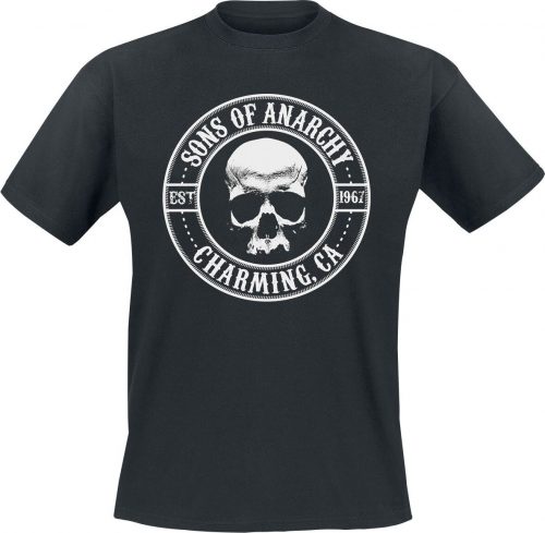 Sons Of Anarchy Charming California Tričko černá