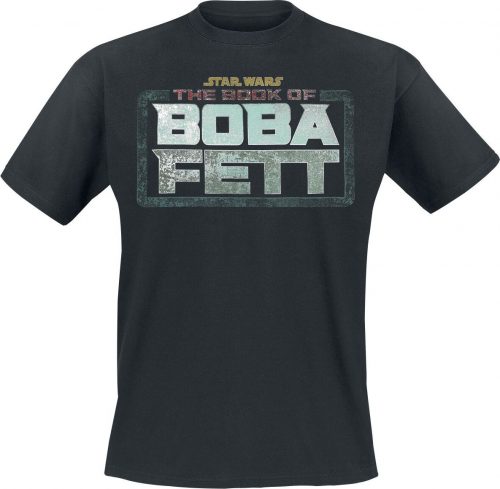 Star Wars The Book Of Boba Fett - Logo Tričko černá