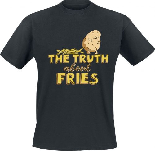 Food The Truth About Fries Tričko černá