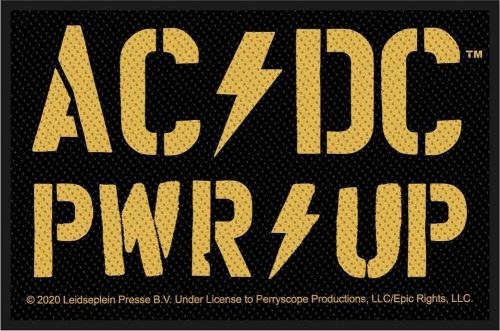 AC/DC PWR Up nášivka cerná/žlutá